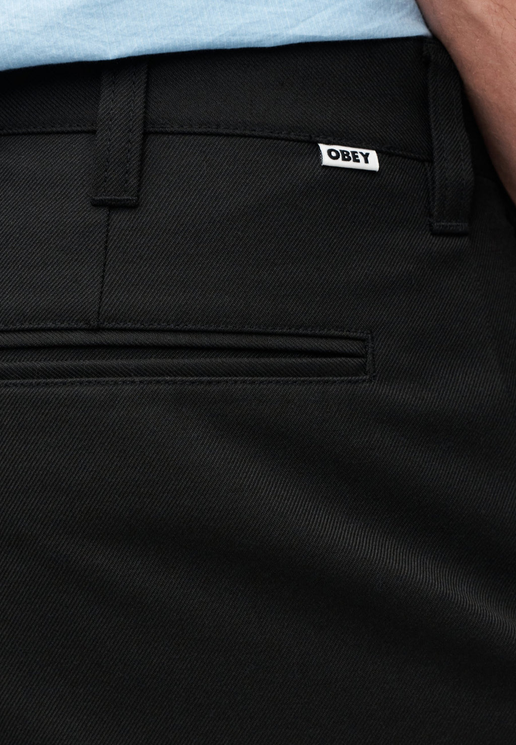 Obey DEAN PLEATED - Shorts - black