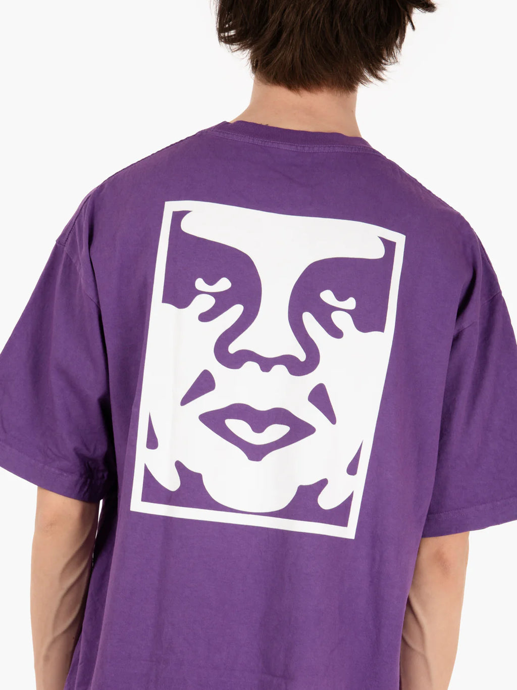 Obey Bold Icon Face Tee Pigment imperial purple