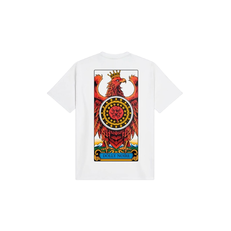 T-SHIRT DOLLY NOIRE ASSO DI DENARI PIACENTINE TEE WHITE