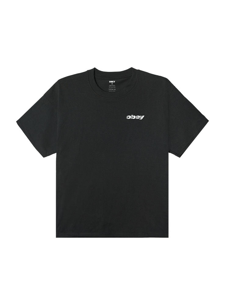 OBEY - HW EXPORTS TEE - VINTAGE BLACK
