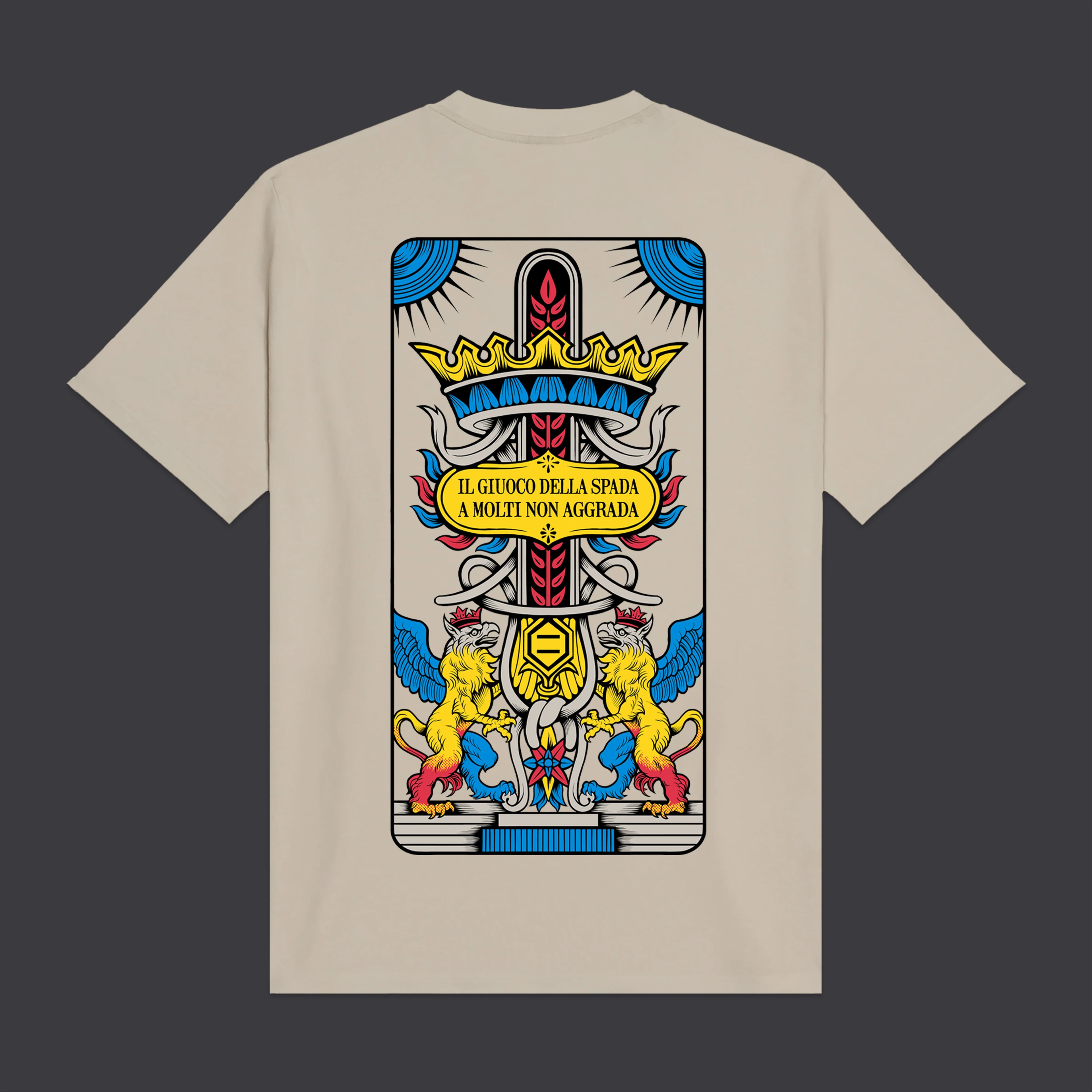 Dolly Noire Asso di Spade Denari tee beige